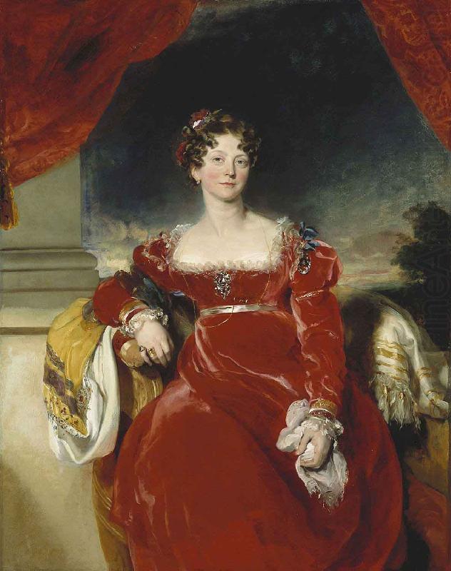LAWRENCE, Sir Thomas Portrait of Princess Sophia china oil painting image